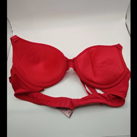 Red Juicy Couture Under Wire Push up Bra Size 34B - Picture 2 of 9